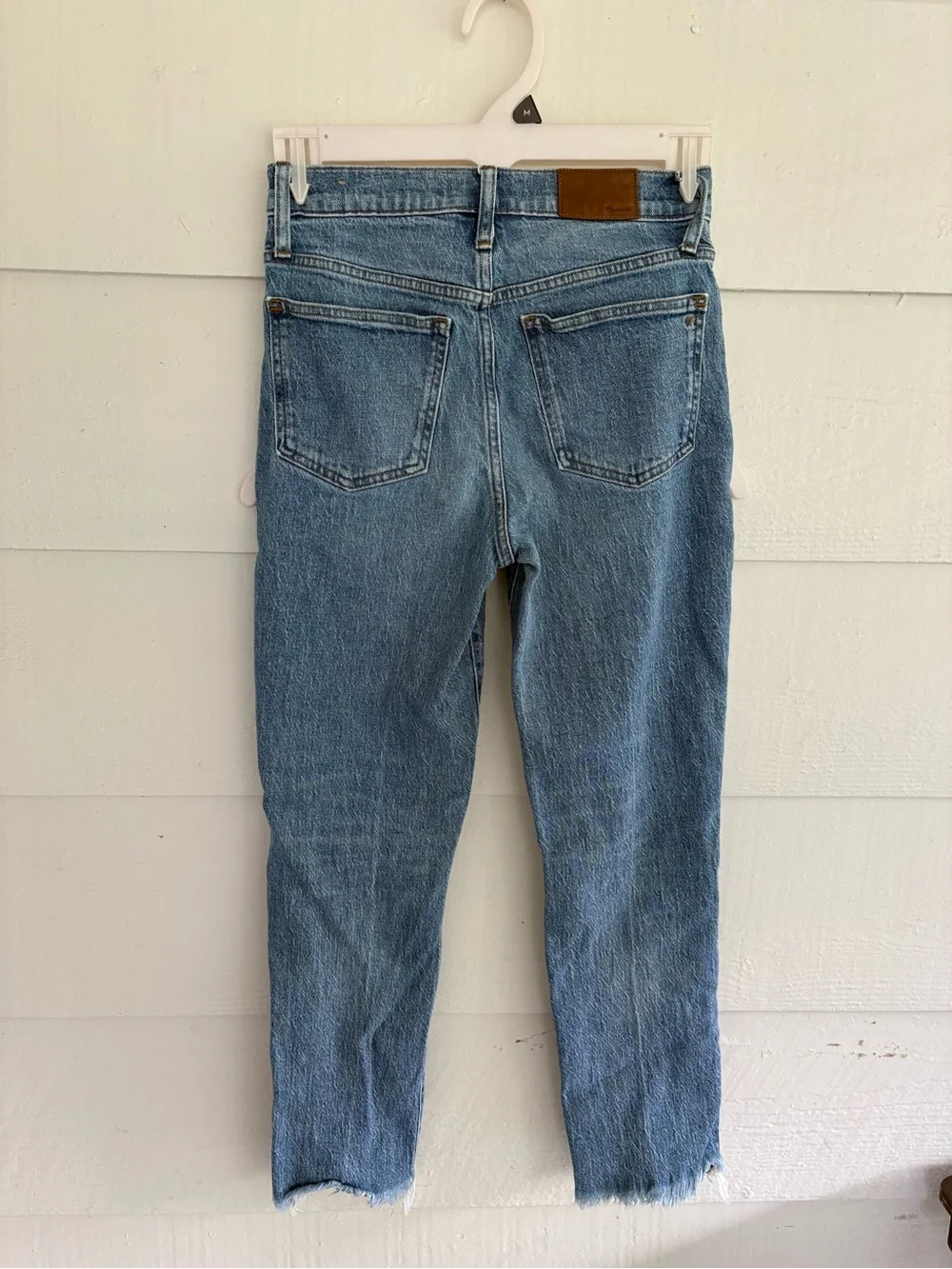 Madewell The Perfect Vintage Jean Women’s Size 25 High Rise Raw Hem Light Wash